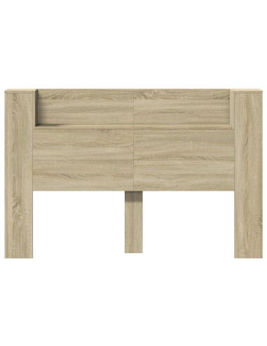 Testata con Mobile e LED Sonoma 160 x 16,5 x 103,5 cm