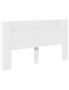 Testata con Mobile e LED Bianco 180 x 16,5 x 103,5 cm 2