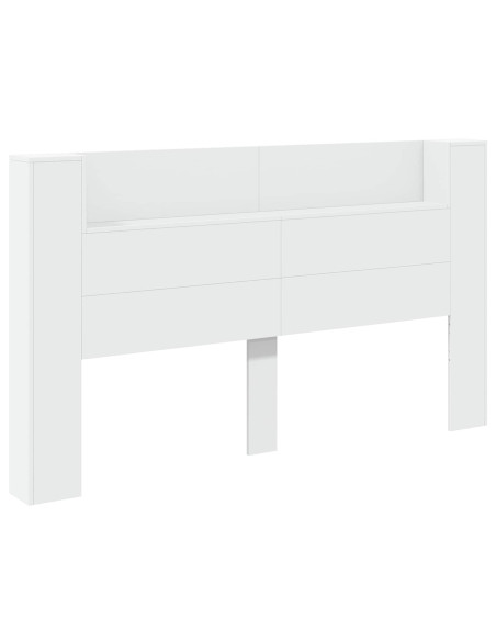 Testata con Mobile e LED Bianco 180 x 16,5 x 103,5 cm