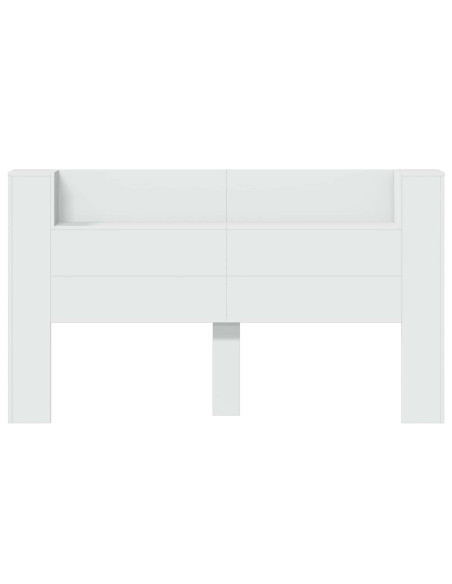 Testata con Mobile e LED Bianco 180 x 16,5 x 103,5 cm