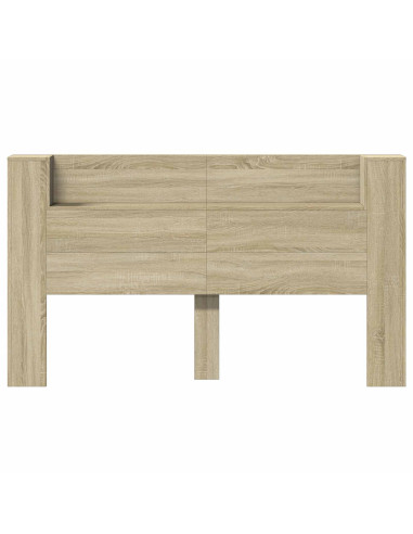 Testata con Mobile e LED Sonoma 180 x 16,5 x 103,5 cm