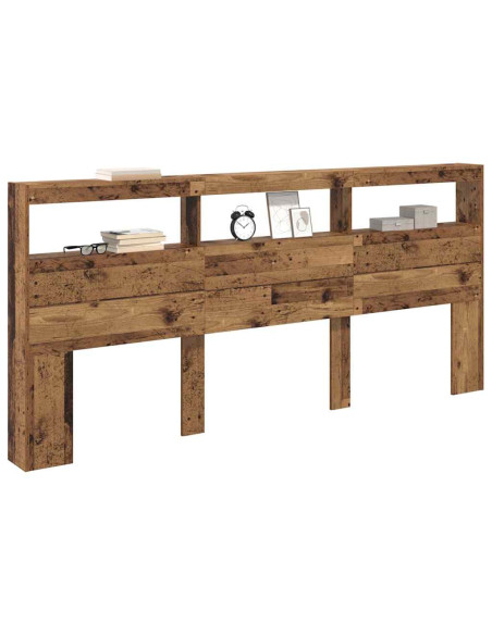 Testiera Legno vecchio 220 x 17 x 102 cm Legno multistrato