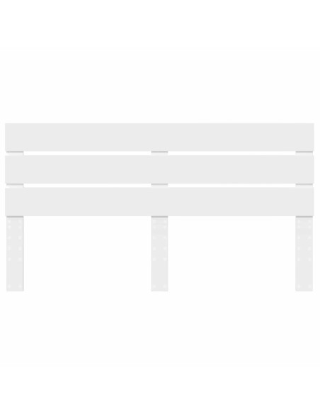 Testiera con testiera Bianco 200 cm Legno multistrato