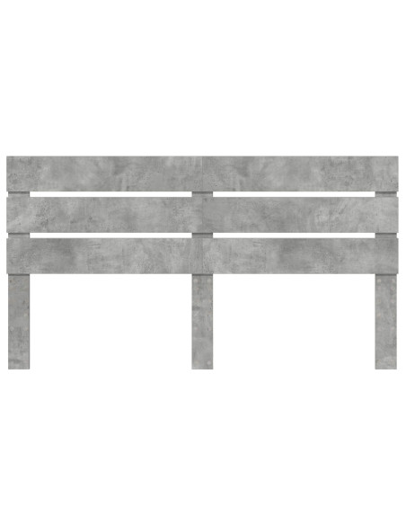 Testiera con testiera Grigio cemento 200 cm Legno multistrato