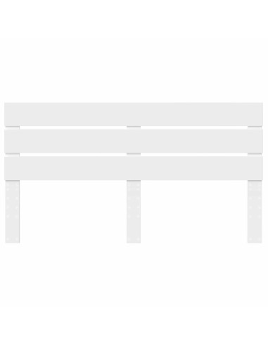 Testiera con testiera Bianco 180 cm Legno multistrato