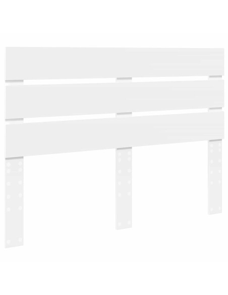 Testiera con testiera Bianco 150 cm Legno multistrato