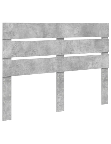 Testiera con testiera Grigio cemento 150 cm Legno multistrato