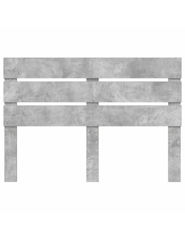 Testiera con testiera Grigio cemento 150 cm Legno multistrato