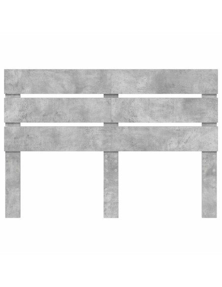 Testiera con testiera Grigio cemento 150 cm Legno multistrato