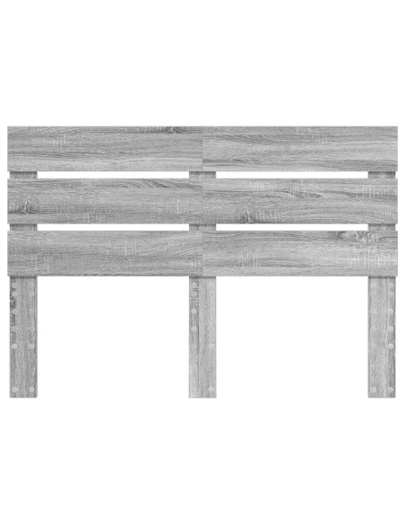 Testiera con testiera Grigio Sonoma 150 cm Legno multistrato