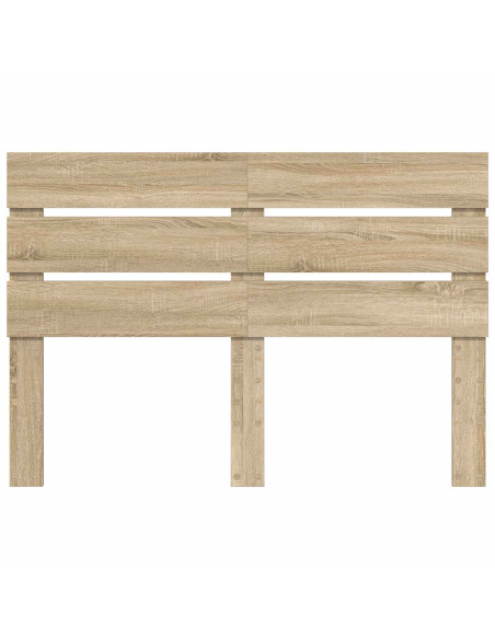Testiera con testiera Rovere Sonoma 140 cm Legno multistrato