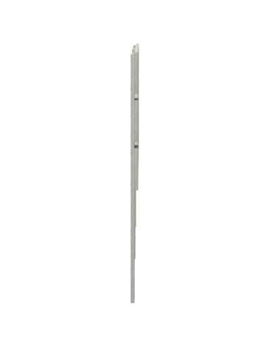Testiera con testiera Grigio cemento 140 cm Legno multistrato