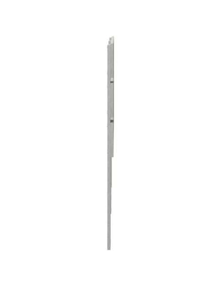 Testiera con testiera Grigio cemento 140 cm Legno multistrato