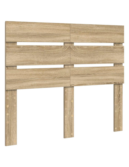 Testiera con testiera Rovere Sonoma 135 cm Legno multistrato
