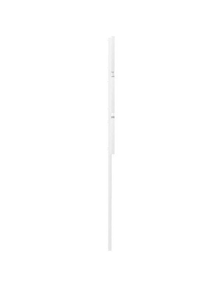 Testiera con testiera Bianco 120 cm Legno multistrato