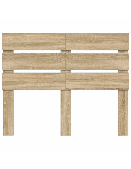 Testiera con testiera Rovere Sonoma 120 cm Legno multistrato