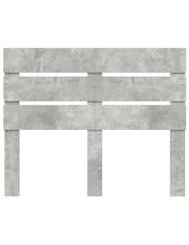 Testiera con testiera Grigio cemento 120 cm Legno multistrato