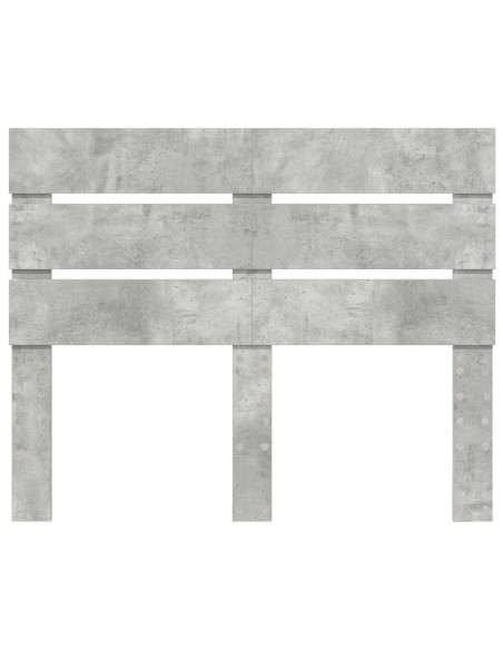 Testiera con testiera Grigio cemento 120 cm Legno multistrato