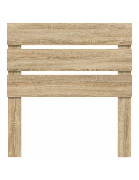 Testiera con testiera Rovere Sonoma 90 cm Legno multistrato