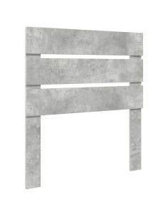Testiera con testiera Grigio cemento 90 cm Legno multistrato 2