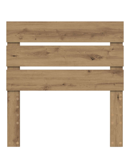 Testiera Rovere artigianale 90 cm Legno multistrato