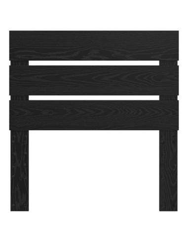 Testiera con testiera Rovere Nero 80 cm Legno multistrato