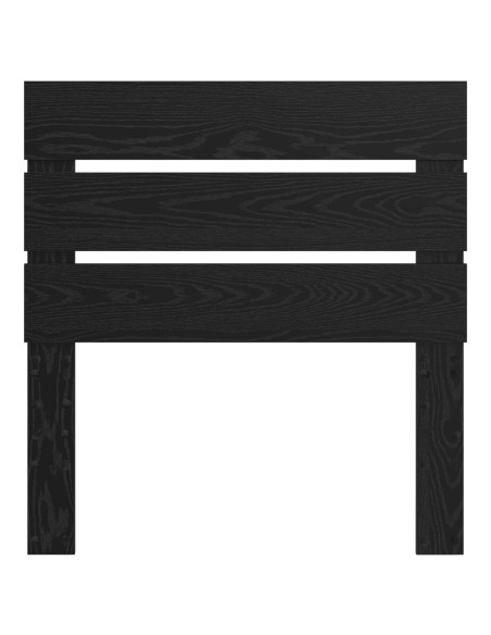 Testiera con testiera Rovere Nero 80 cm Legno multistrato