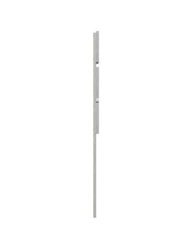 Testiera con testiera Grigio cemento 75 cm Legno multistrato