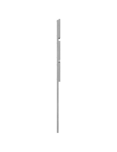 Testiera con testiera Grigio Sonoma 75 cm Legno multistrato