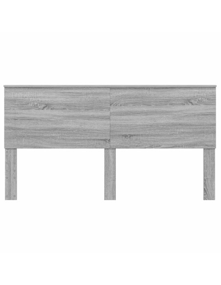 Testiera con testiera Grigio Sonoma 200 cm Legno multistrato