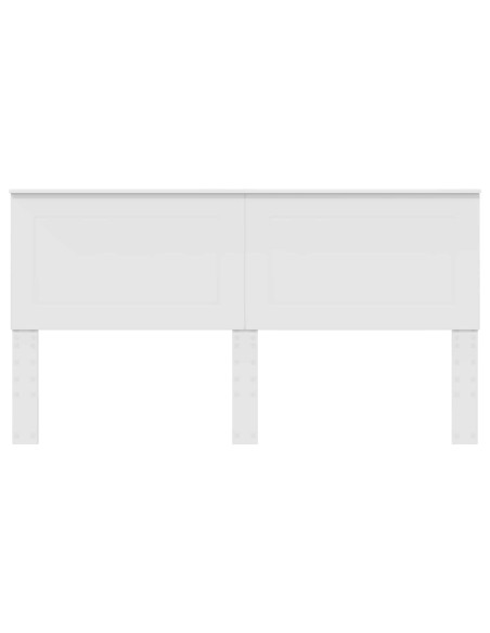Testiera con testiera Bianco 180 cm Legno multistrato