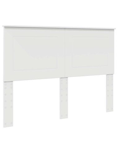 Testiera con testiera Bianco 150 cm Legno multistrato