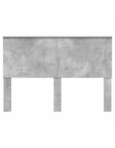 Testiera con testiera Grigio cemento 150 cm Legno multistrato