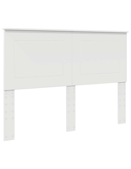 Testiera con testiera Bianco 140 cm Legno multistrato