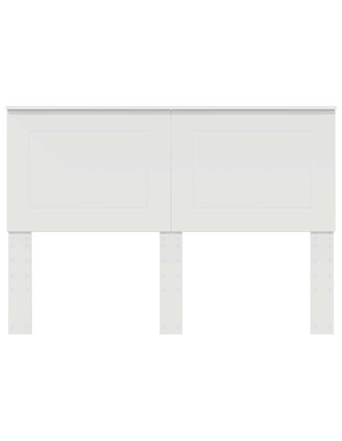 Testiera con testiera Bianco 140 cm Legno multistrato