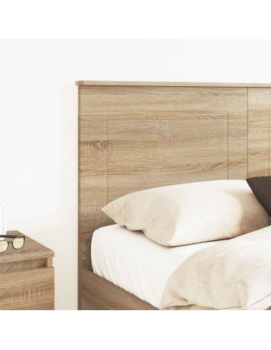 Testiera con testiera Rovere Sonoma 140 cm Legno multistrato