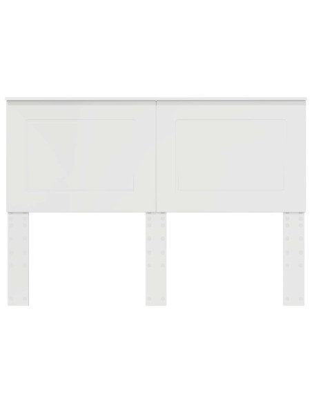 Testiera con testiera Bianco Lucido 140 cm Legno multistrato