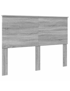 Testiera con testiera Grigio Sonoma 140 cm Legno multistrato 2