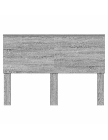 Testiera con testiera Grigio Sonoma 140 cm Legno multistrato