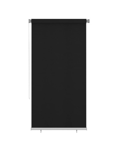Tenda a Rullo per Esterni 120x230 cm Nera
