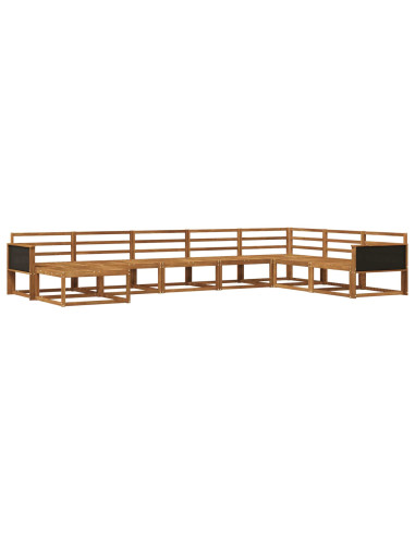 Set di divani da esterno 8 pcs Naturale