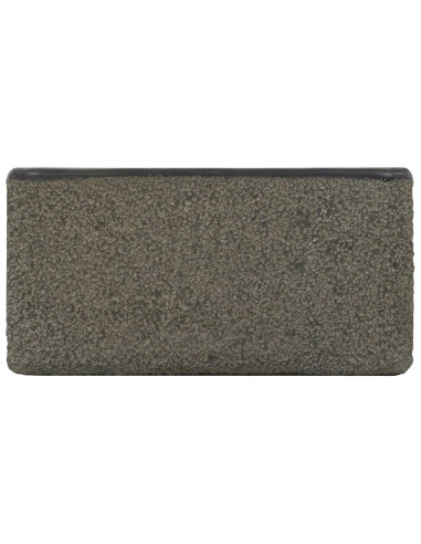 Lavandino 30x30x15 cm in Pietra di Fiume Nero