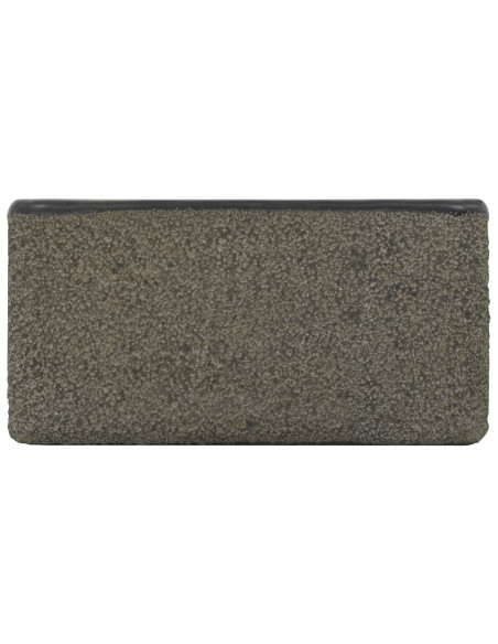 Lavandino 30x30x15 cm in Pietra di Fiume Nero