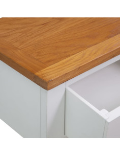 Tavolo Consolle 83x30x73 cm in Massello di Rovere