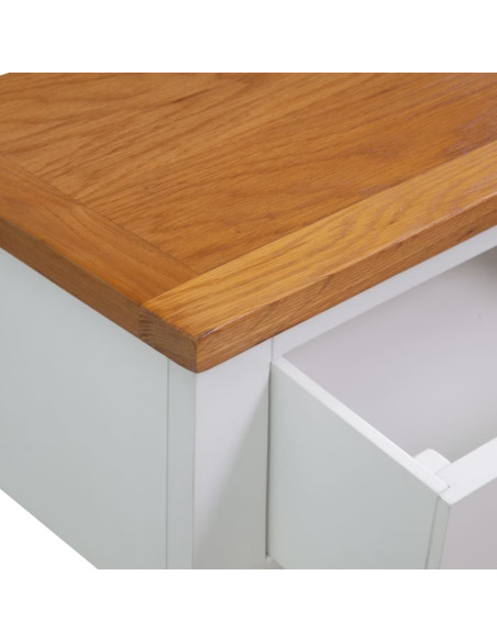 Tavolo Consolle 83x30x73 cm in Massello di Rovere