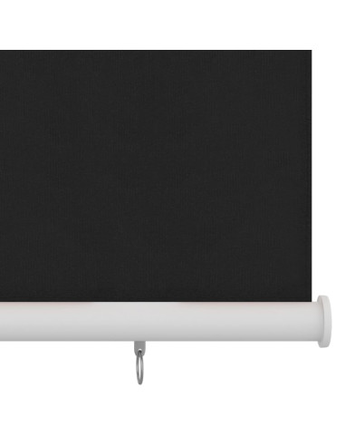 Tenda a Rullo per Esterni 120x140 cm Nera