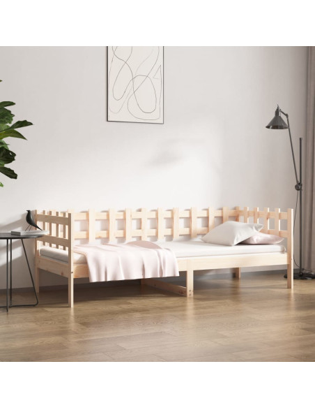 Dormeuse senza Materasso 90x200 cm in Legno Massello di Pino