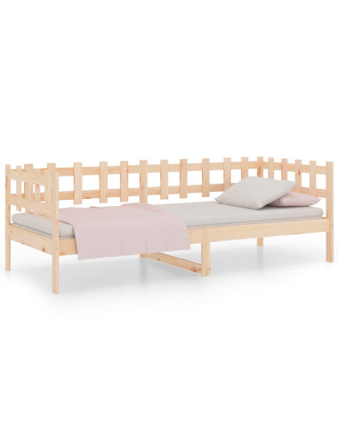 Dormeuse senza Materasso 90x200 cm in Legno Massello di Pino