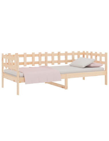 Dormeuse senza Materasso 90x200 cm in Legno Massello di Pino