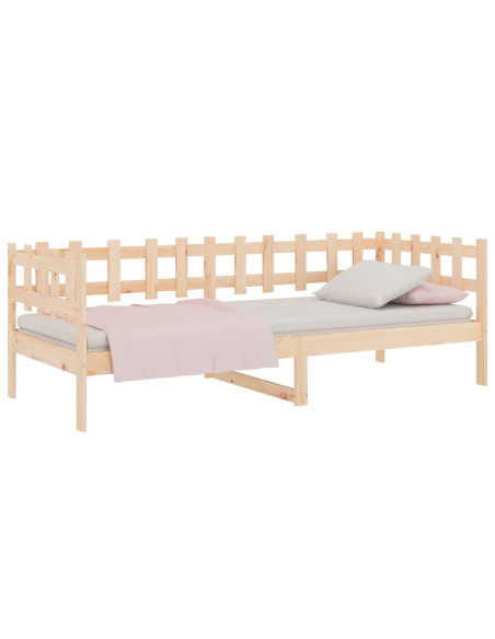 Dormeuse senza Materasso 90x200 cm in Legno Massello di Pino
